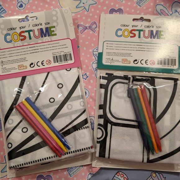 NEW! Color your own costume - Dress-up for kids! - Picture 2 of 2